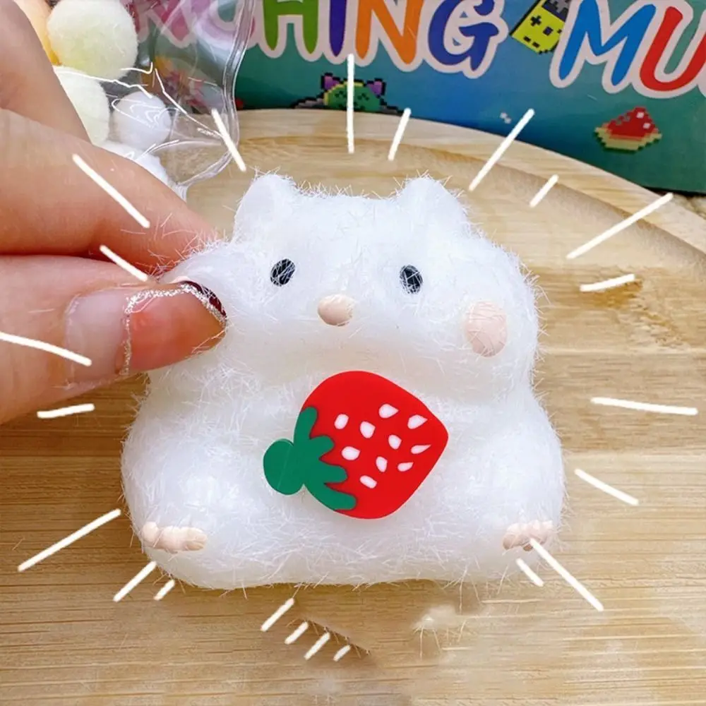 1pc Squeeze Cat Paw Toys Decompressing and Pinching Hamster Decompressing Toy Soft Sticky Stress Relief Relax Toys Gift 2