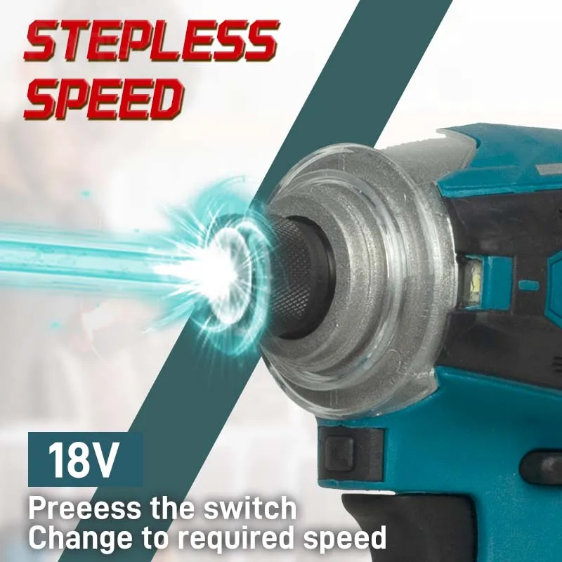 Makita DTD172 charging drill brushless screwdriver 18V electric screwdriver impact hand drill electric tool 2