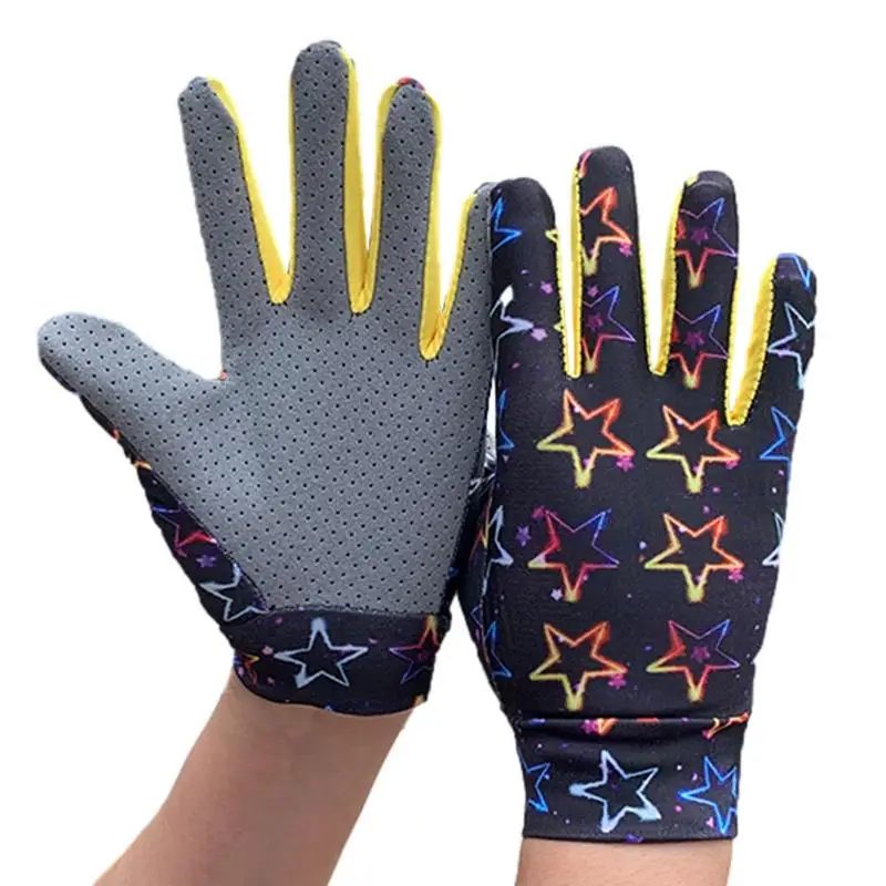 

Детские шелковые перчатки, Нескользящие, для вождения, детские, солнцезащитные, для спорта на открытом воздухе, бега, велоспорта