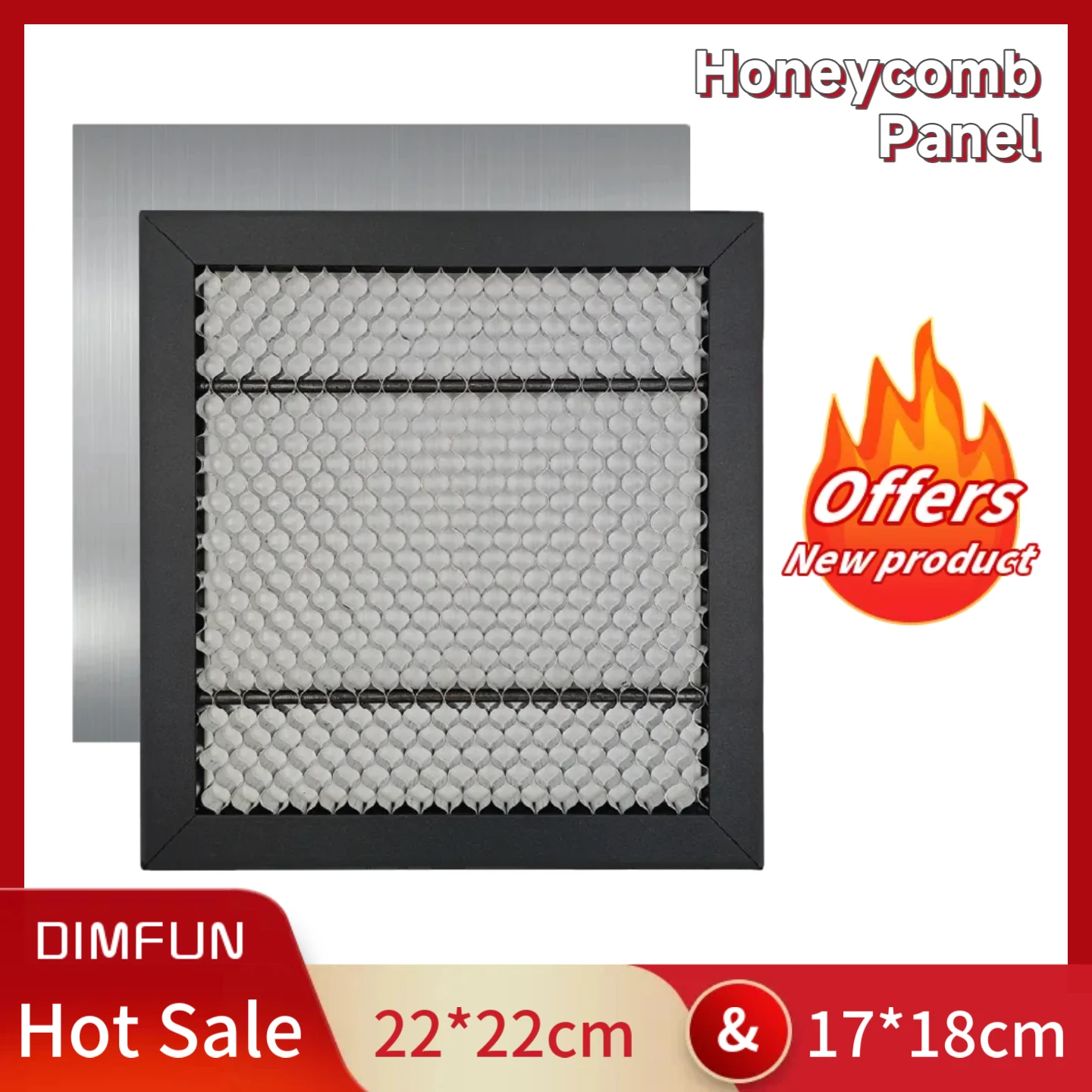 DIMIFUN – panneau d'établi de lit en nid d'abeille, plaque universelle avec protection de bureau et dissipation thermique, adapté à la gravure laser