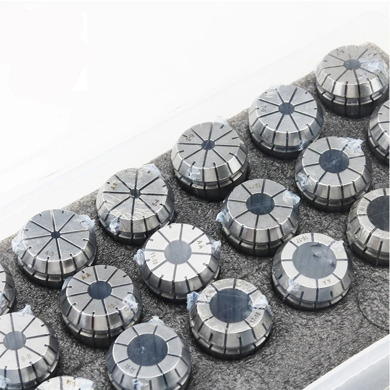 Spring Collet Set ER11 ER16 ER20 ER25 ER32 ER40 Suit Chuck 0.015 0.008mm A AA CNC Milling Tool Holder Engraving