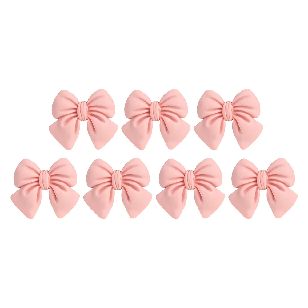 7Pcs Pink Bow Car Air Vent Freshener Clip Reusable Air Condition Vent Decoration for Car Interior Decoration Accessories