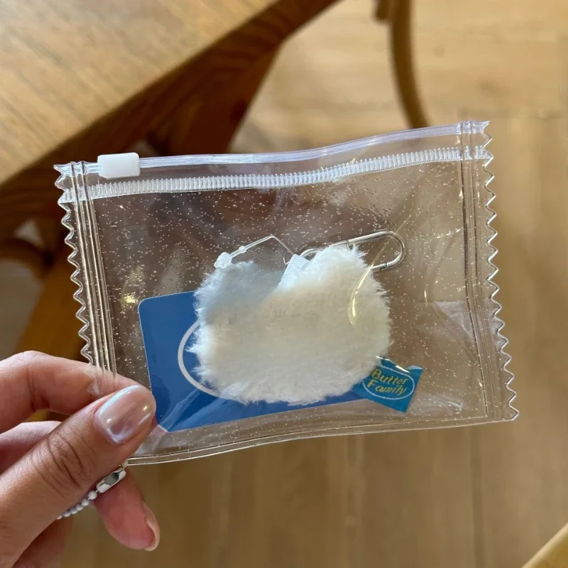 INS Porta carte trasparente Porta carte fotografiche Porta carte foto idol ad alta definizione Buste per carte fai da te Borsa organizer per badge - immagine 5