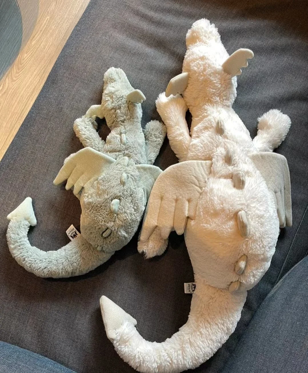 50cm Soft Plush Toy Little Snow Dragon Plush Dinosaur Stuffed Animal  Flocked Mystical NWT Soft Doll Toys For Kids Gifts - AliExpress