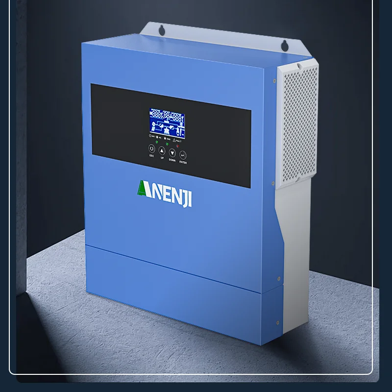 4.2KW 6.2KW 하이브리드 태양광 인버터 220v 순수 사인파 24V 48V 온/오프 그리드 MPPT 100A/120A 태양광 충전 컨트롤러 최대 PV 500VDC