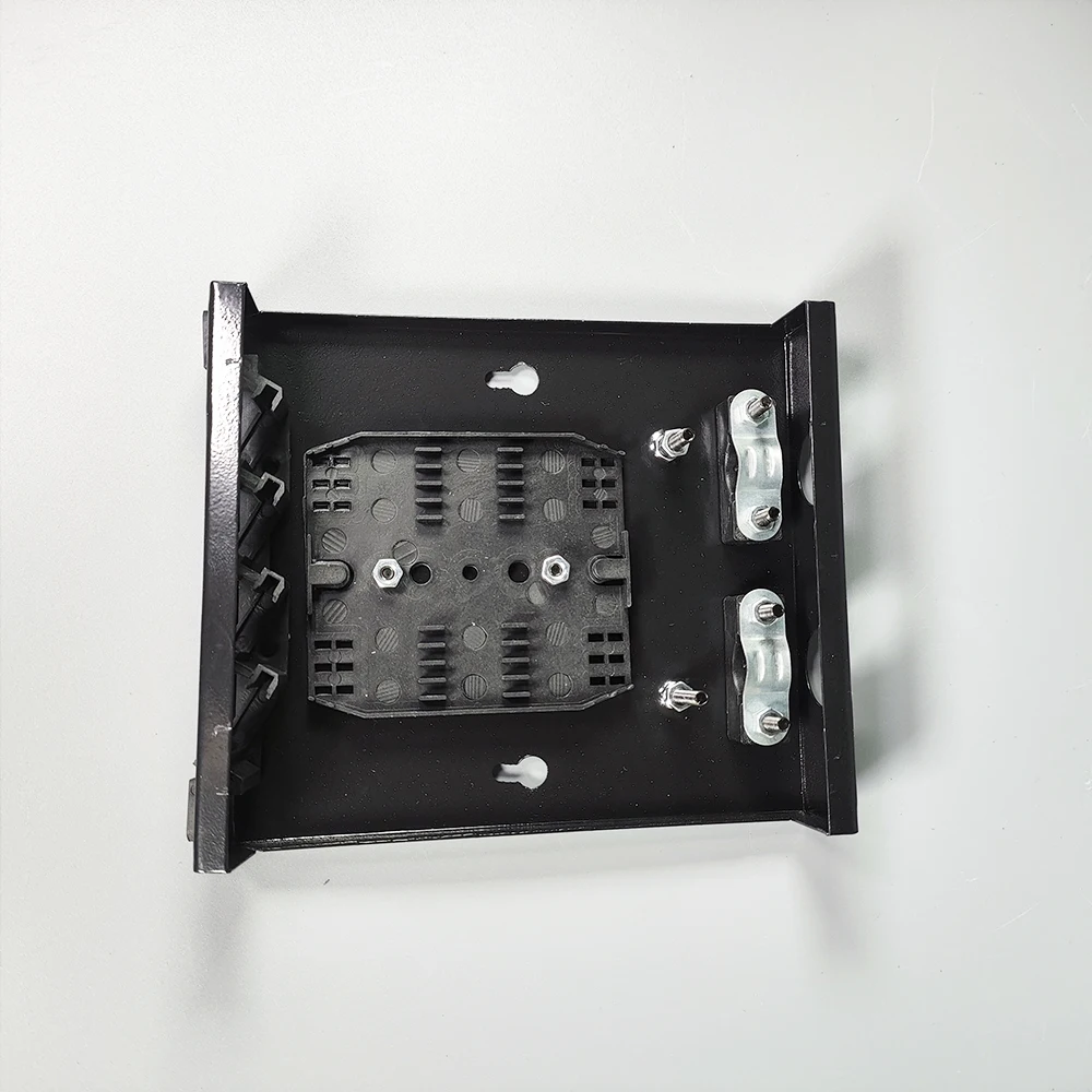 4 Ports Fiber Terminal Box SC LC 4 ports Fiber Optical Patch Panel flange pigtail optional