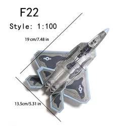 Multi - Role Fighter Raptor Building Blocks Set - Creative Military Series Decor and Assembled Toy (F22)