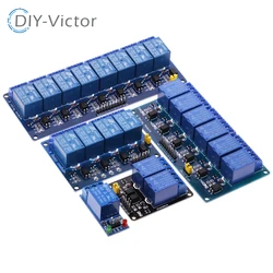 Multi-Channel DC Relay Module with Optocoupler and Low-Level Trigger (2 channel relay 5V)