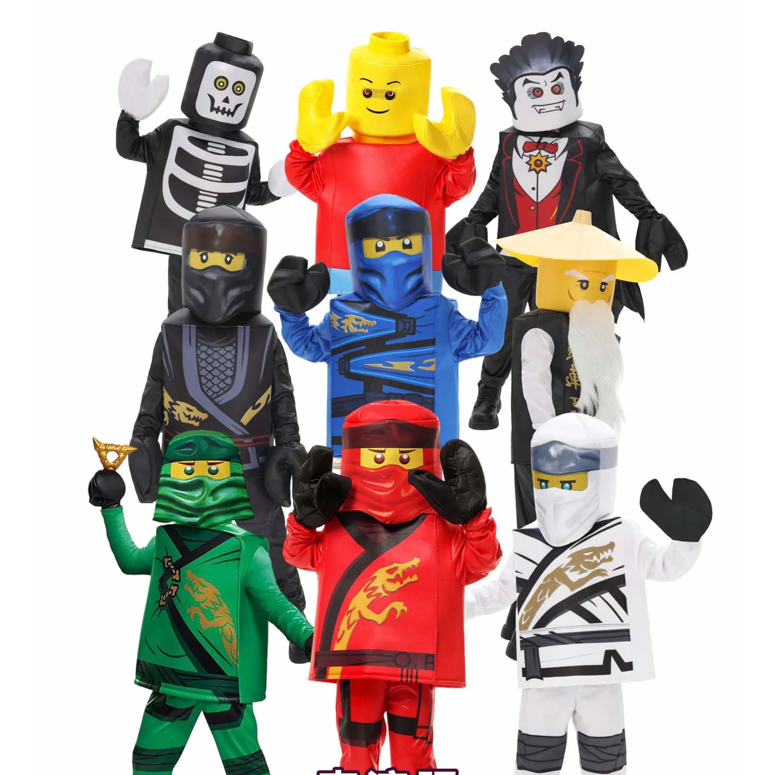 New Arrival Guy Boy Hidden Warrior Kai Outfit Fancy Dress Up Kids Ninja Lloyd Halloween Costume Costume For Kids Cosplay