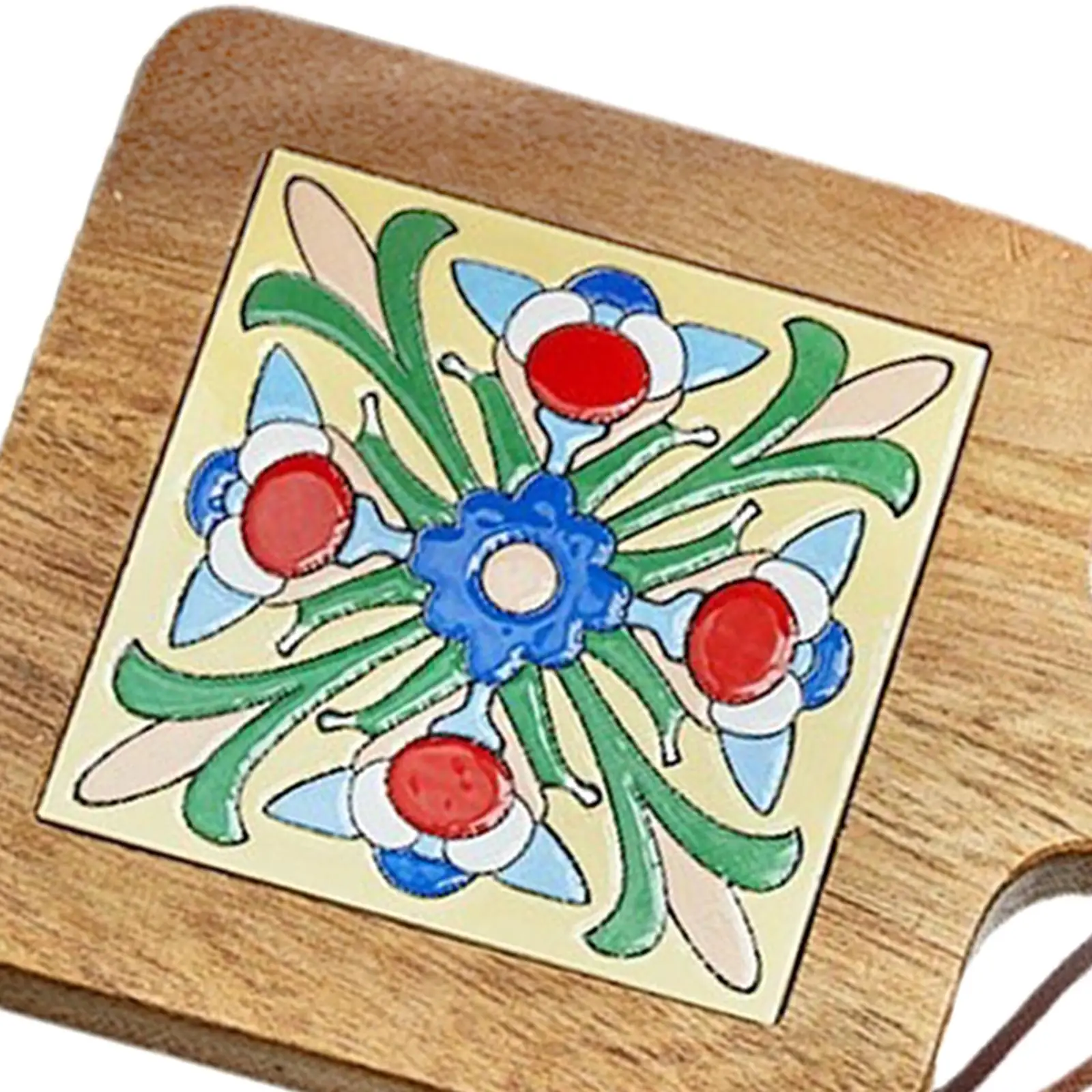 Wood Tiles Pot Mat Novelty Heat Resistant for Hot Tea Coffee Restaurants