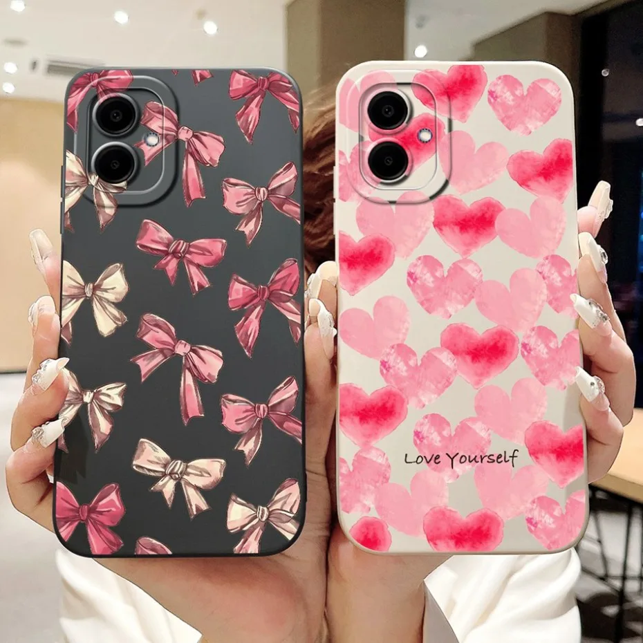 Beautiful Floral Phone Case - Soft Silicone Shockproof Cover with Bumpers