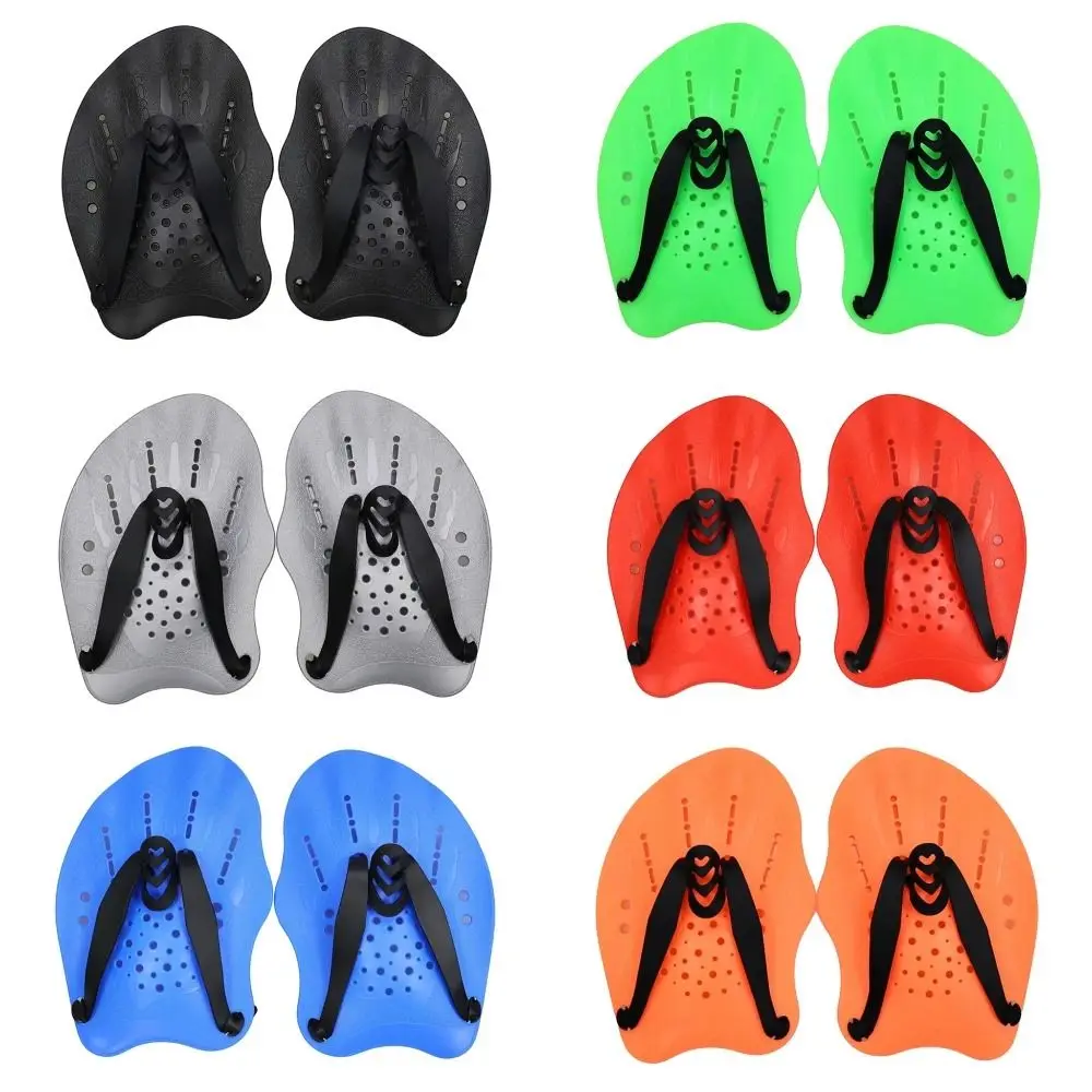 1 Paar Freestyle-Schwimmpaddel mit Silikonbändern für Kinder/Erwachsene, zum Schwimmen, Froschpaddel, verstellbare Hände, Flossen, Flossen – Detail 5