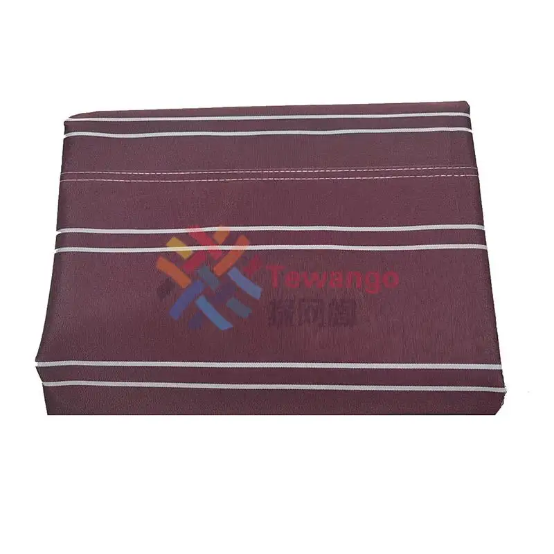 Burgundy white Strips Awning Replacement Fabric Toldo Tewango Canopy Gazebo Outdoor Garden Sun Shade Shelter 300gsm Store Banner outdoor awnings