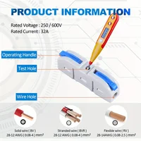 Lever Wire Connectors 50-Piece Inline Wire Connectors kit for Quick Connect Push in Compact Splicing Electrical Connectors - Image 4