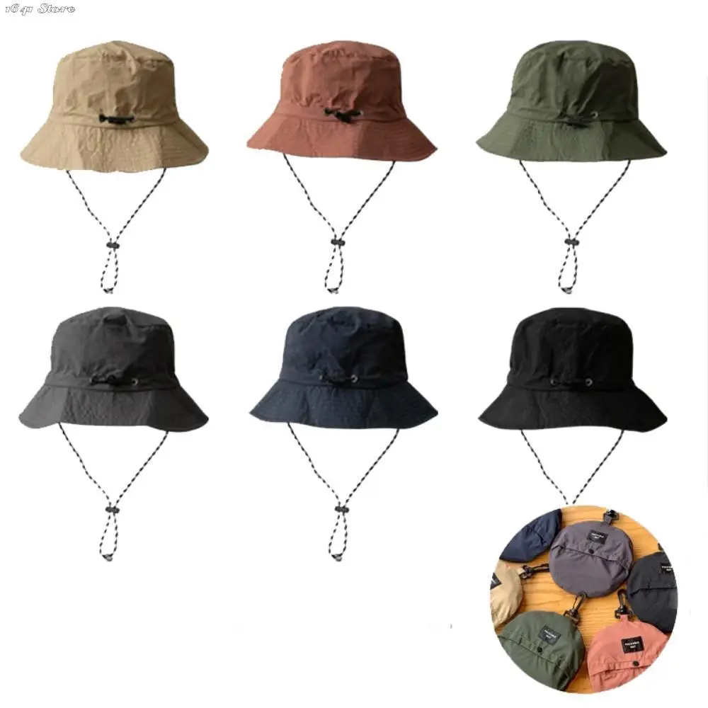 

1 шт., Солнцезащитная рыболовная шляпа, летние водонепроницаемые кепки для кемпинга, пешего туризма, Солнцезащитная шляпа с защитой от УФ-лучей, кепки для альпинизма, Мужская Панама