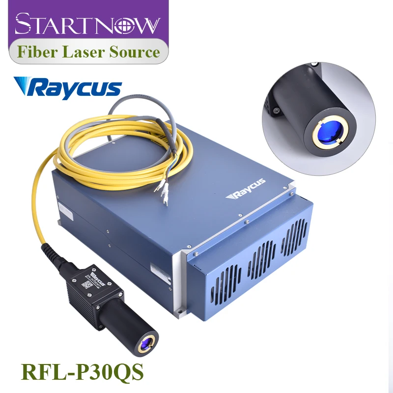Startnow Raycus Fiber Laser Source 20-50W Q-switched Pulse Output Protective Connector for YAG Laser Machine RFL-P20QS RFL-P30Q