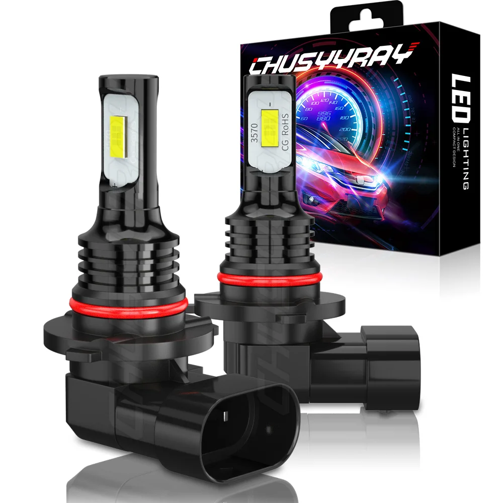 

CHUSYYRAY Car Lights 2Pcs 9005 Led 9006 H10 HB3 9140 Replacement Bulbs Car fog Lights 12V 6000K White light Car Accsesories