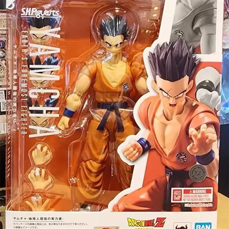

In Stock Original Bandai Anime Dragon Ball Z S.H.Figuarts Shf Earth'S Foremost Fighter Yamcha Action Figures Models Toys Gift