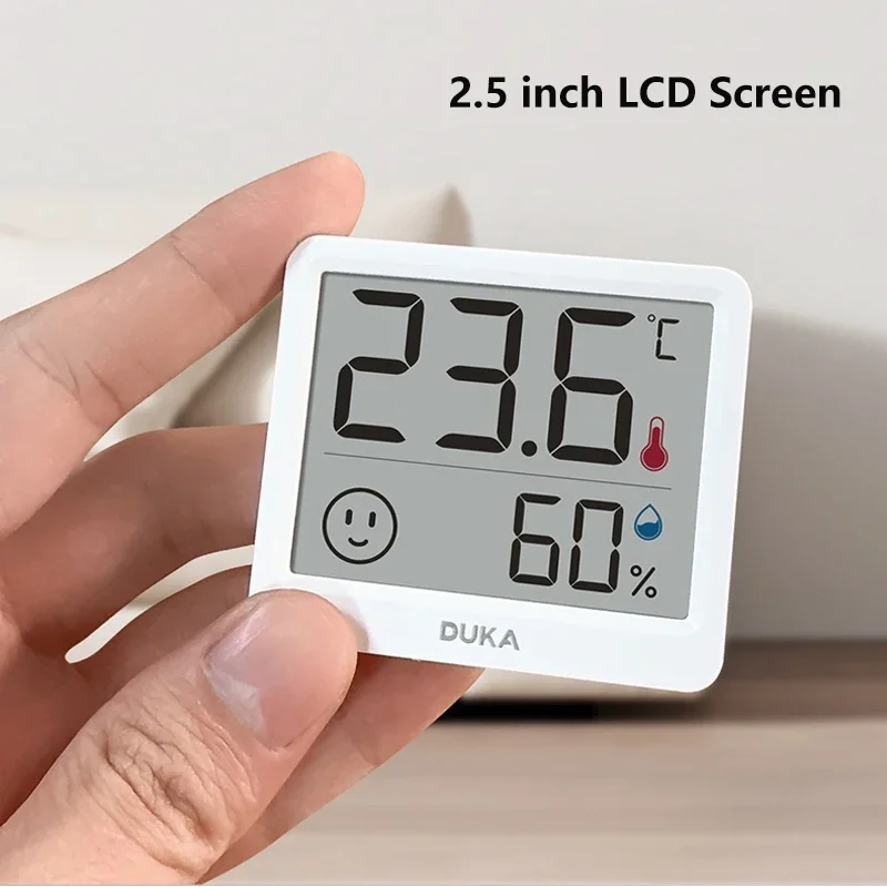 Enhanced Digital LCD Indoor Thermometer and Hygrometer with Weather Station Sensor