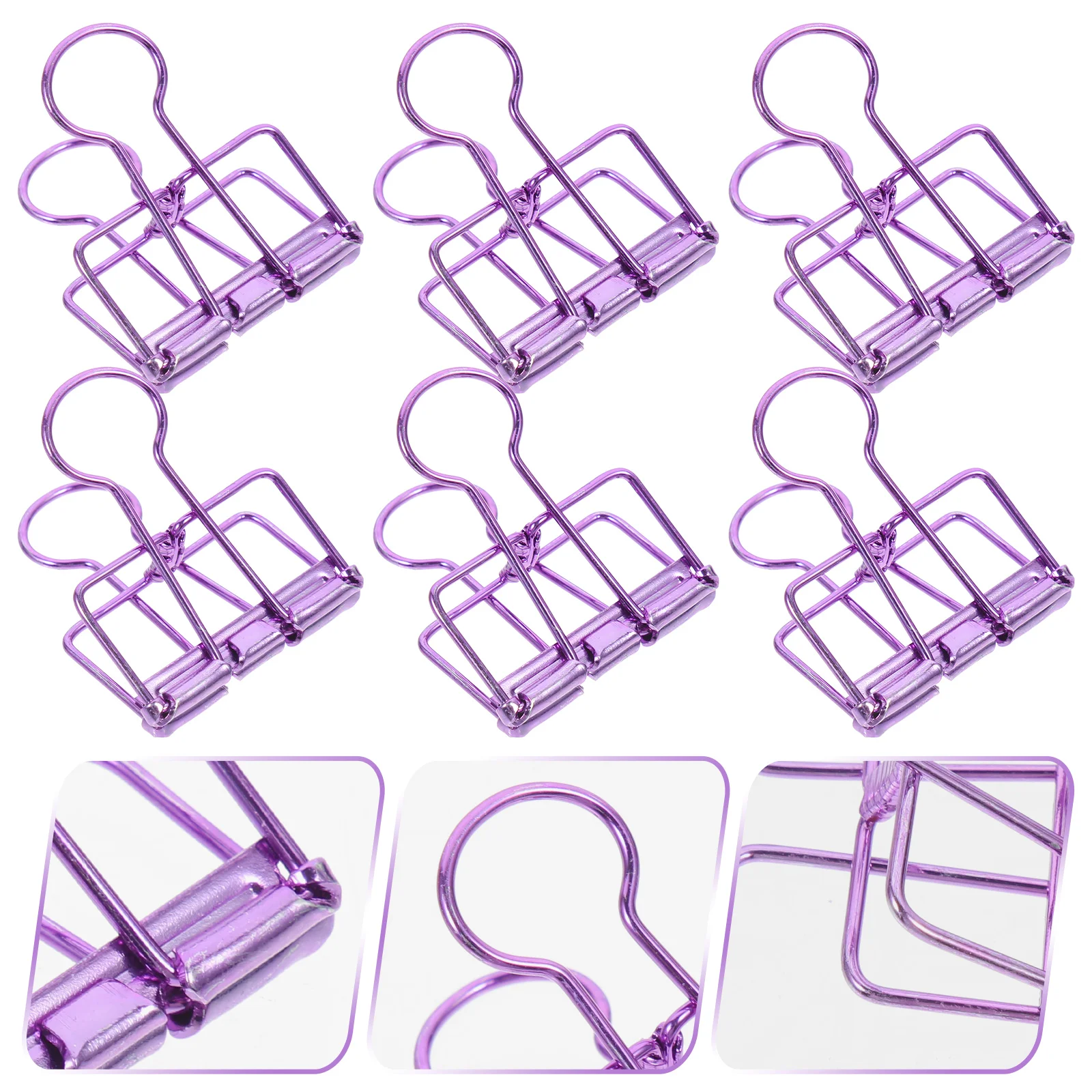 

10 Pcs Elliot Folder Folders Paper Clamps Medium Binder Clips Bulks for Large Metal Small Medium Binder Clips Bulk Students