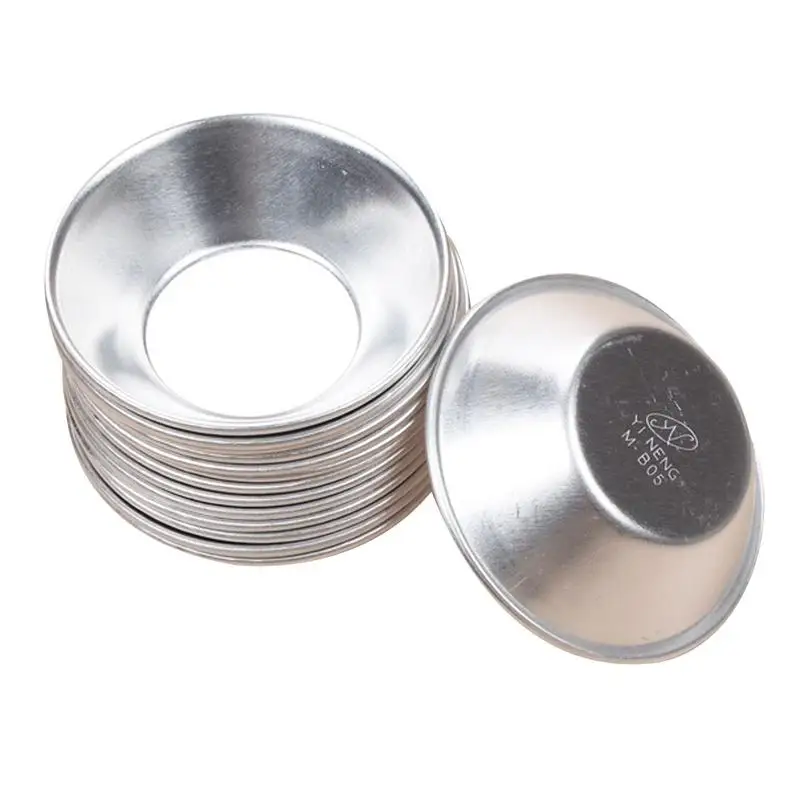 

Egg Tart Molds Kitchen Baking Mold Aluminum Alloy Egg Tart Cup Cupcake Cakes Mould For Pastry Cakes Dessert Mini Cupcake Pan
