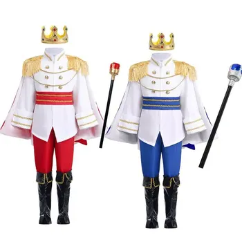 Kids Medieval King Costume Set 1