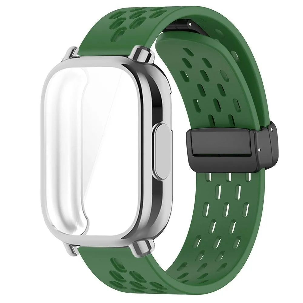Breathable Silicone Sport Strap with Full Cover Protector Case