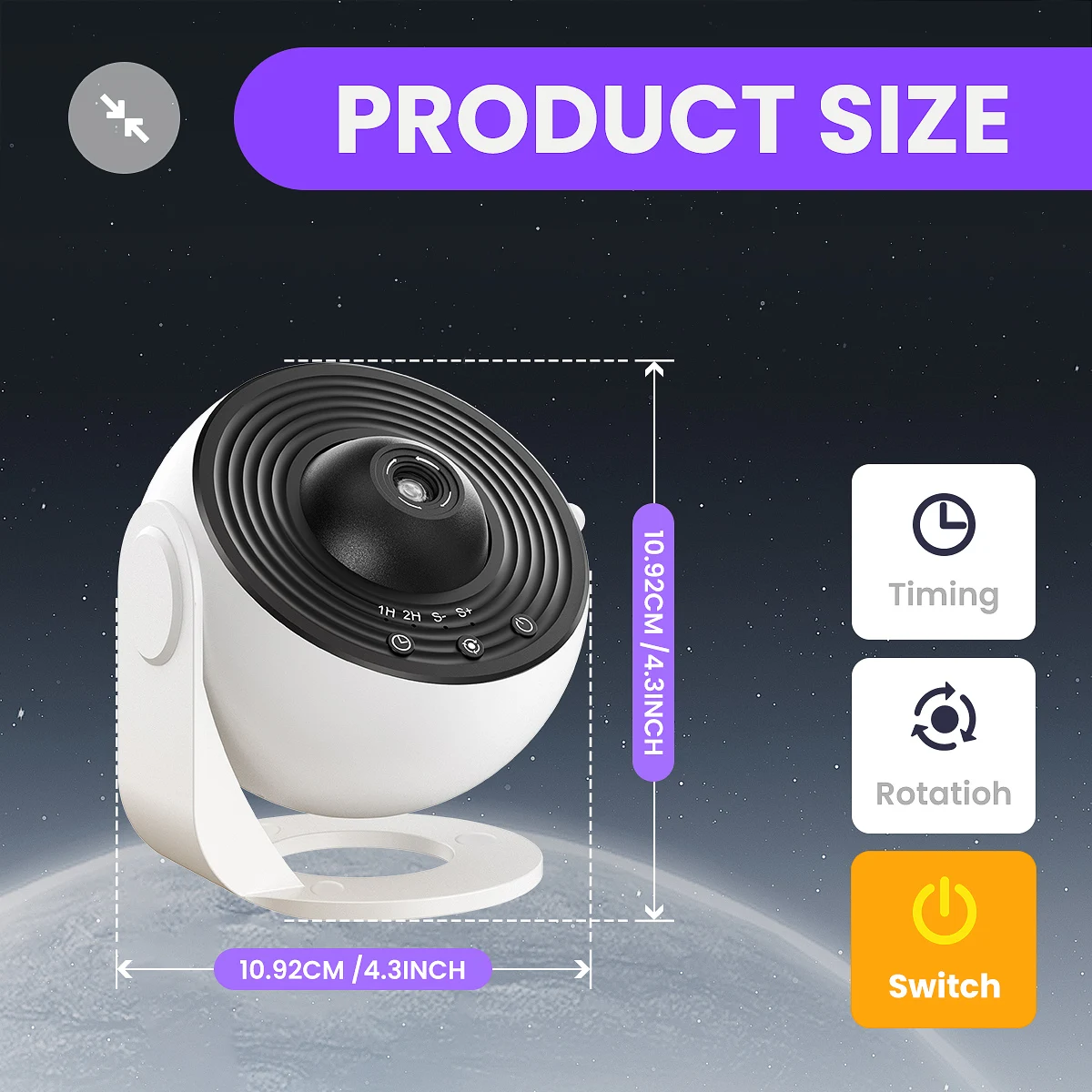 Aiopp 13 in 1 HD Galaxy Projector, Planetarium Star Projector Realistic Starry Sky Night Light ,Solar System Constellation Moon for Kids Bedroom Home Decor