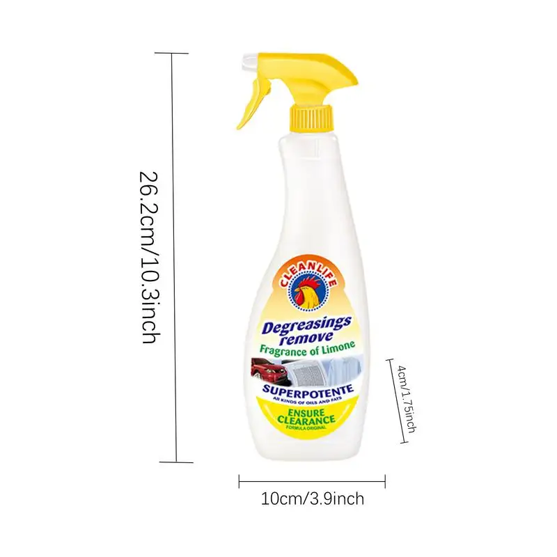 Heavy Duty Degreaser Professional Degreasing Cleaner Kitchen Cleaning Agent Gentle Powerful Formula for Oil Stains Grease Grime
