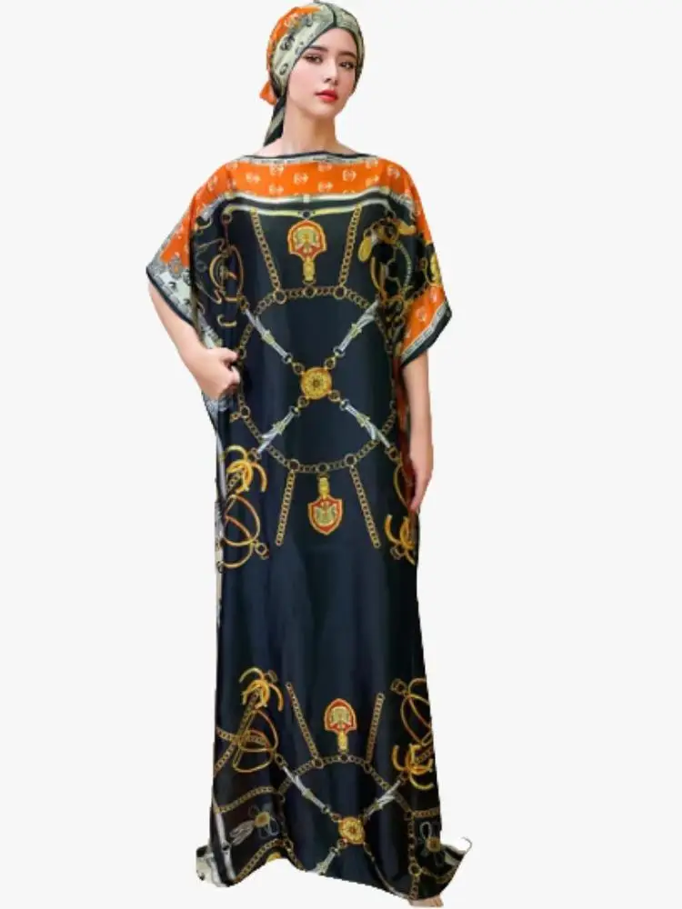 

Dubai African Dresses For Women Muslim Fashion Abaya Nigerian Clothes Ankara Dashiki Long Dress Embroidered Kaftan Robe Djellaba