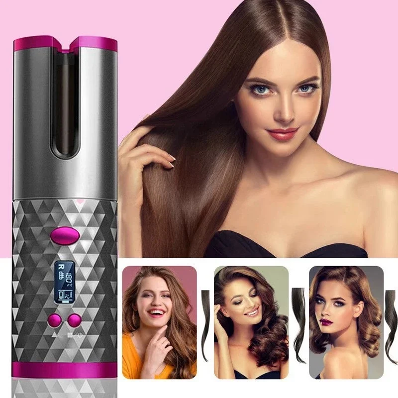 Hot Selling USB Automatic Hair Curler, Wireless Charging Lazy Hair Curler