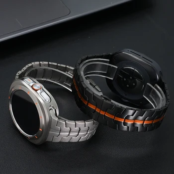 Titanium Band for Samsung Galaxy Watch Ultra 47mm Men Bracelet Luxury Metal Strap for samsung 7 ultra GALAXY ULTRA 47MM Correa 5