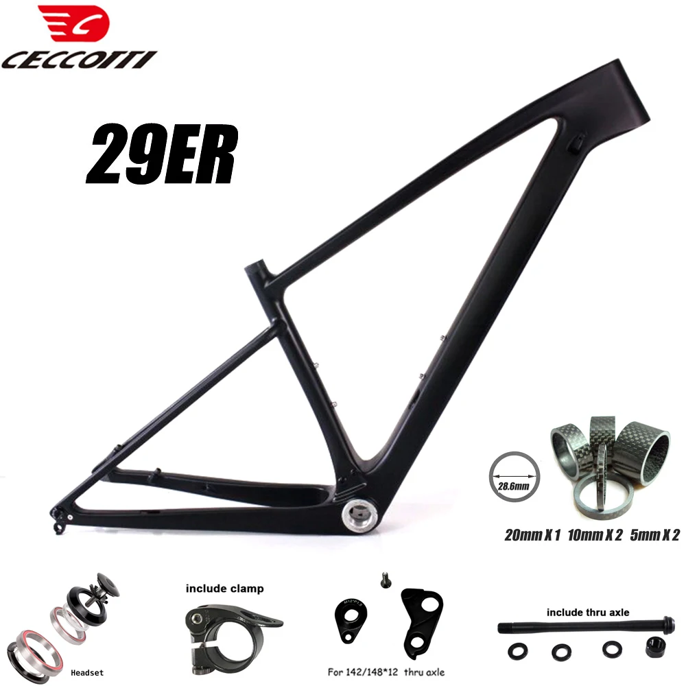 Full Carbon Mountain Bike Frame 29er Bicycle Parts Bicycle Frame