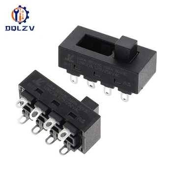 12A 250V 3 ตําแหน่ง 8 ขาสลับสไลด์สวิทช์ LQ-103H เครื่องเป่าผมสวิทช์ 1