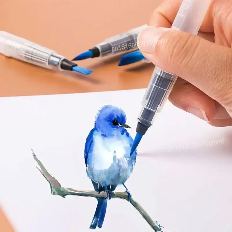 Watercolor Paint Brush Sketch Pen 6Pcs Set Watercolor Brush Pen