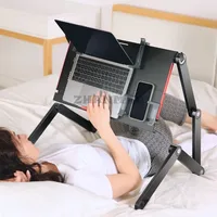 Lying Flat on The Bed, Laptop Desk, Foldable Tablet Stand, Adjustable and Movable, Writing Desk for Lying Down Desk Table