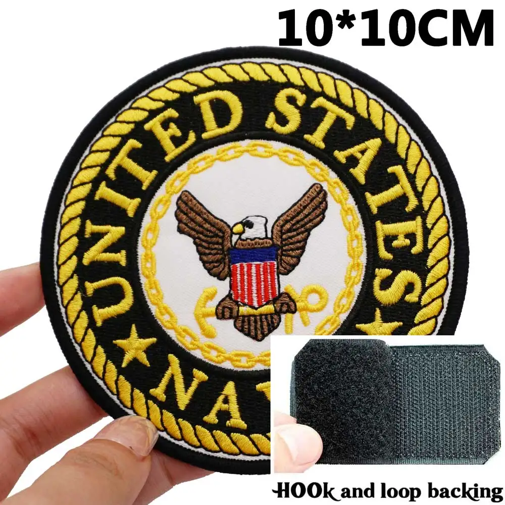 EmbTao "Always Dying Never Dead" Embroidered Patch - Hook & Loop Backing, 4x1 Inch, For Jackets, Hats & Biker Gear