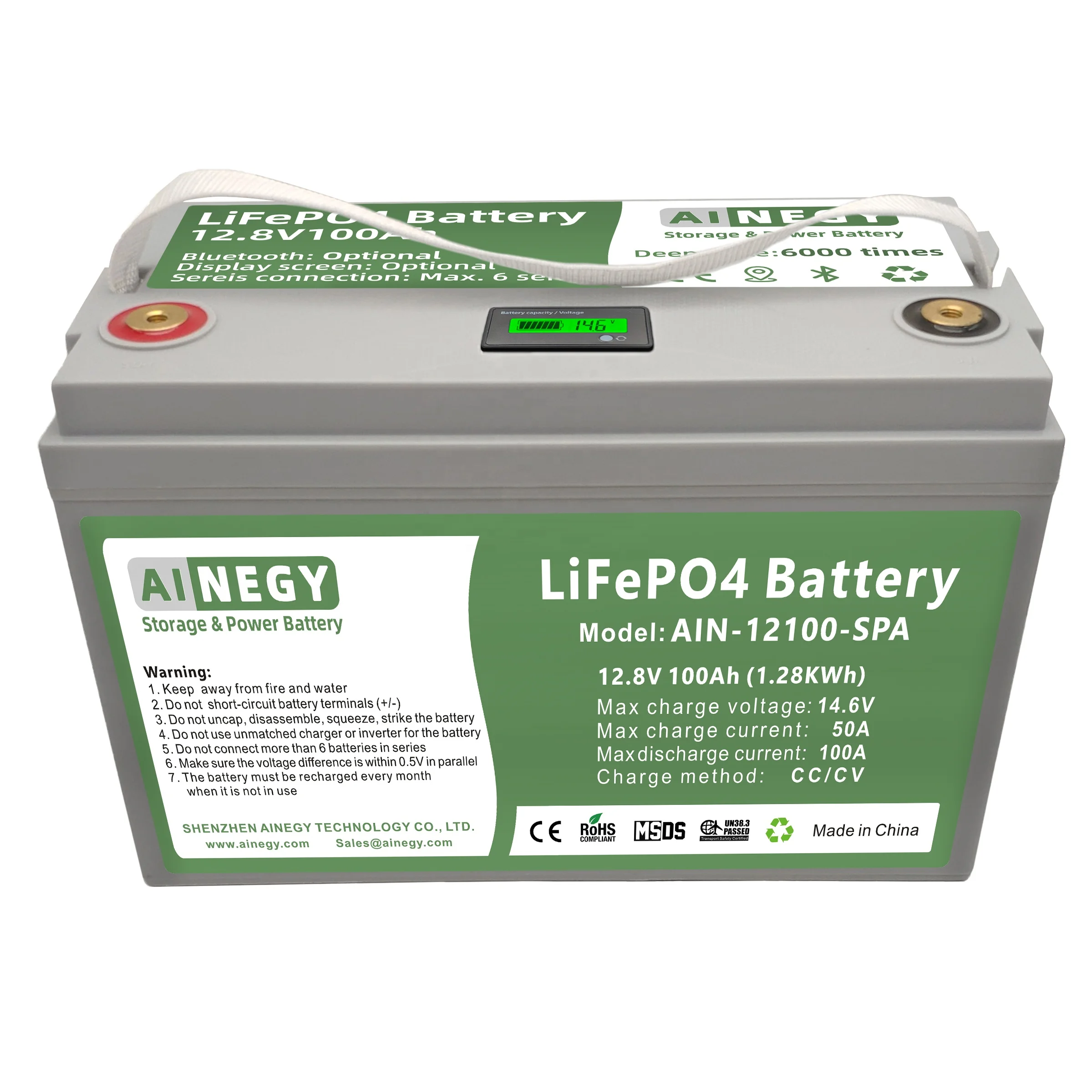 Factory Deep Cycle Rechargeable 12V100Ah Lifepo4 Lithium Battery lithium-ion Power Pack For Electric Vehicle