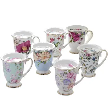 Luxury Bone China Coffee Set 1