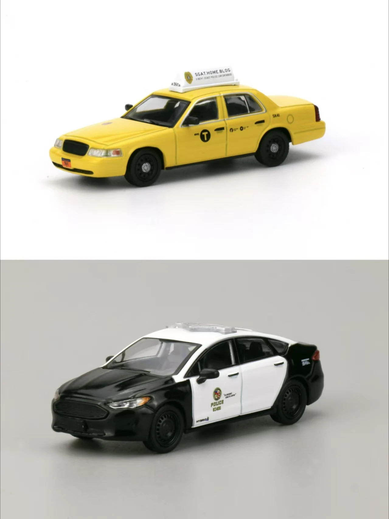 596 model 1/64 cv New York taxi painted alloy car model