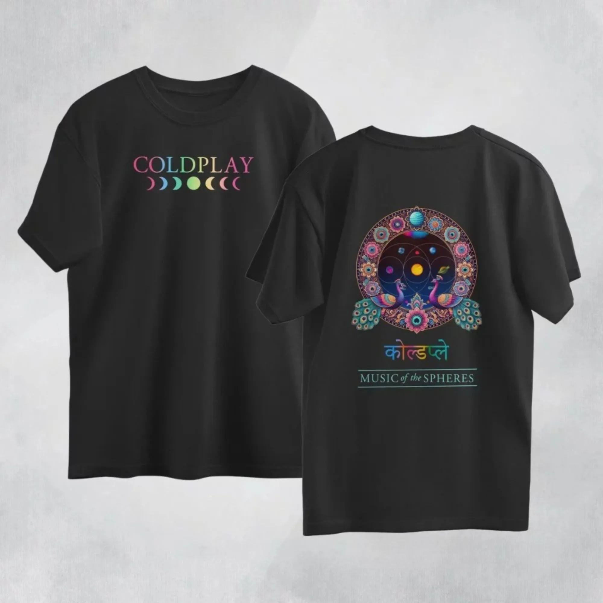 Cold-play Music of The Spheres World Tour 2025 Tshirts