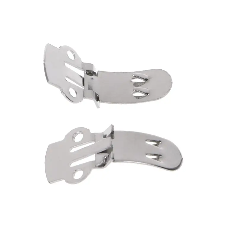 Shoe charms shoe decorations silver cutout stainless steel shoes clips clip on ornaments findings DIY 10Pcs