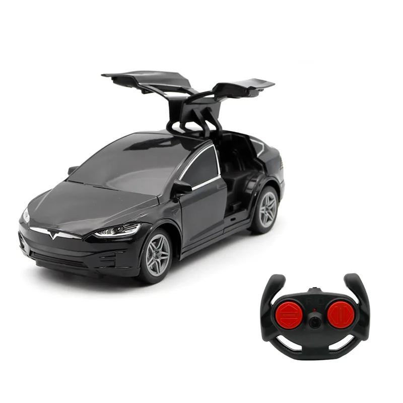 1:24 Model  Rc Car 4-Channel Drfit Remote Control Car With Lights Simulation Double Doors Plastic Model Children'S Toy Car Gift 5