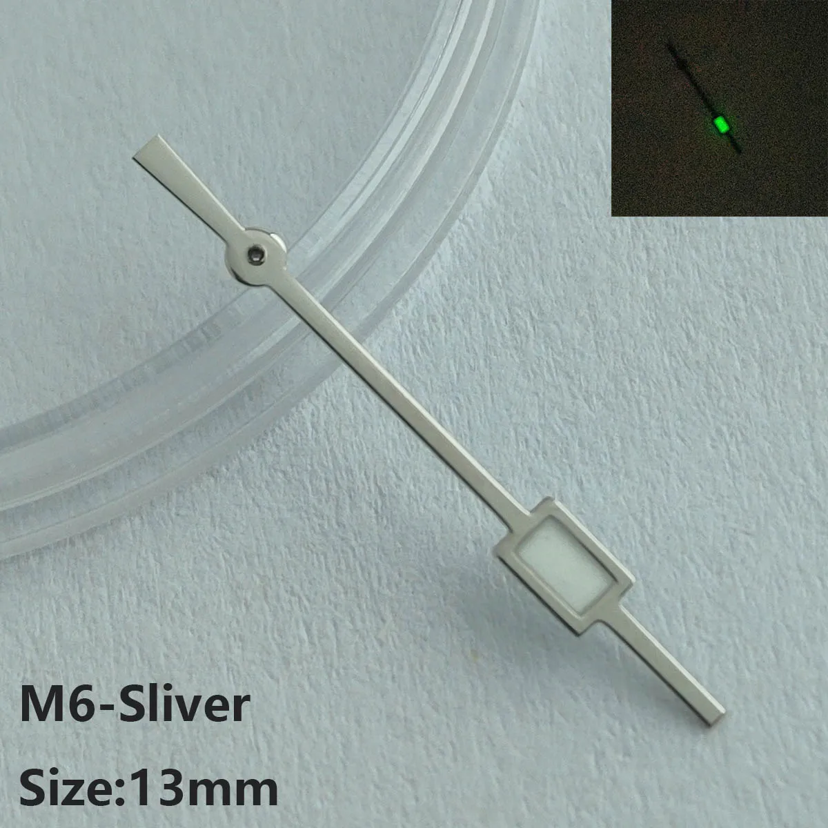 13mm watch hands nh35 nh36 hands Green luminous pointe watch accessories replacement parts second hand Movement pointer