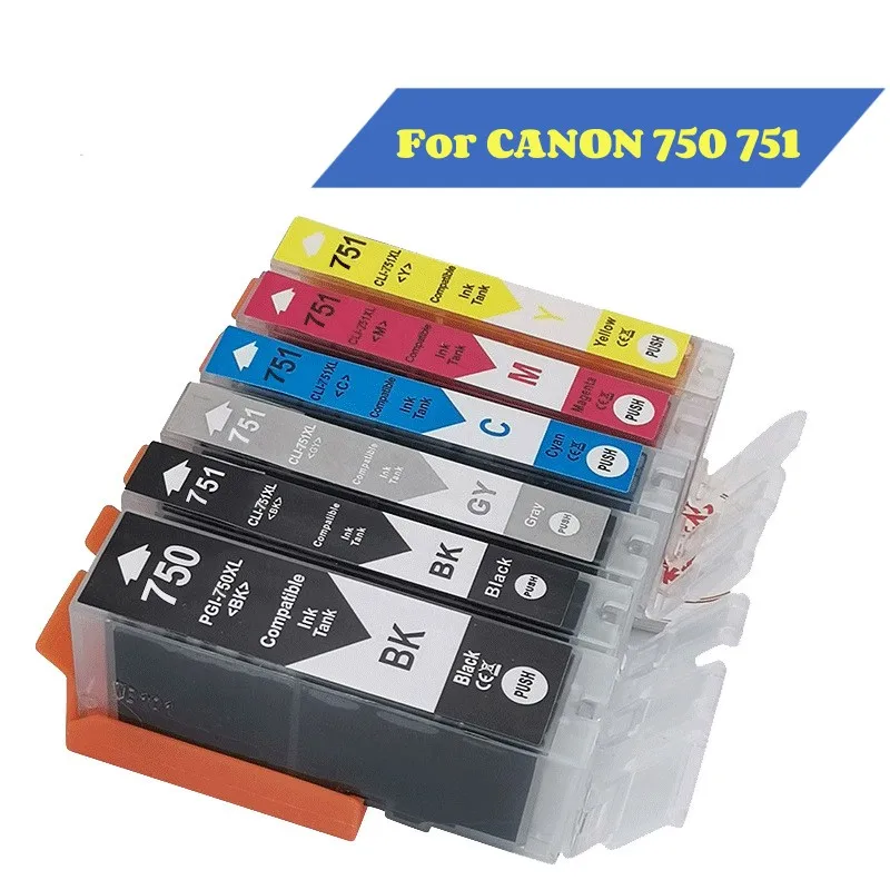 

Картридж для принтера Canon 750 751 PGI750 IX6870 ip7270 MX727 MX927