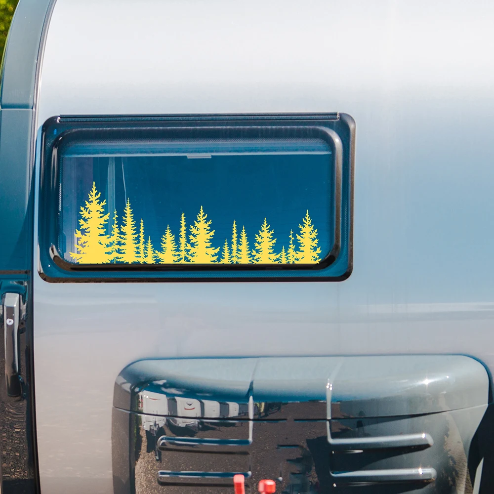 Autocollant Déco Camping-car - Sticker Arbre Pour Se Démarquer - Voiture, Van