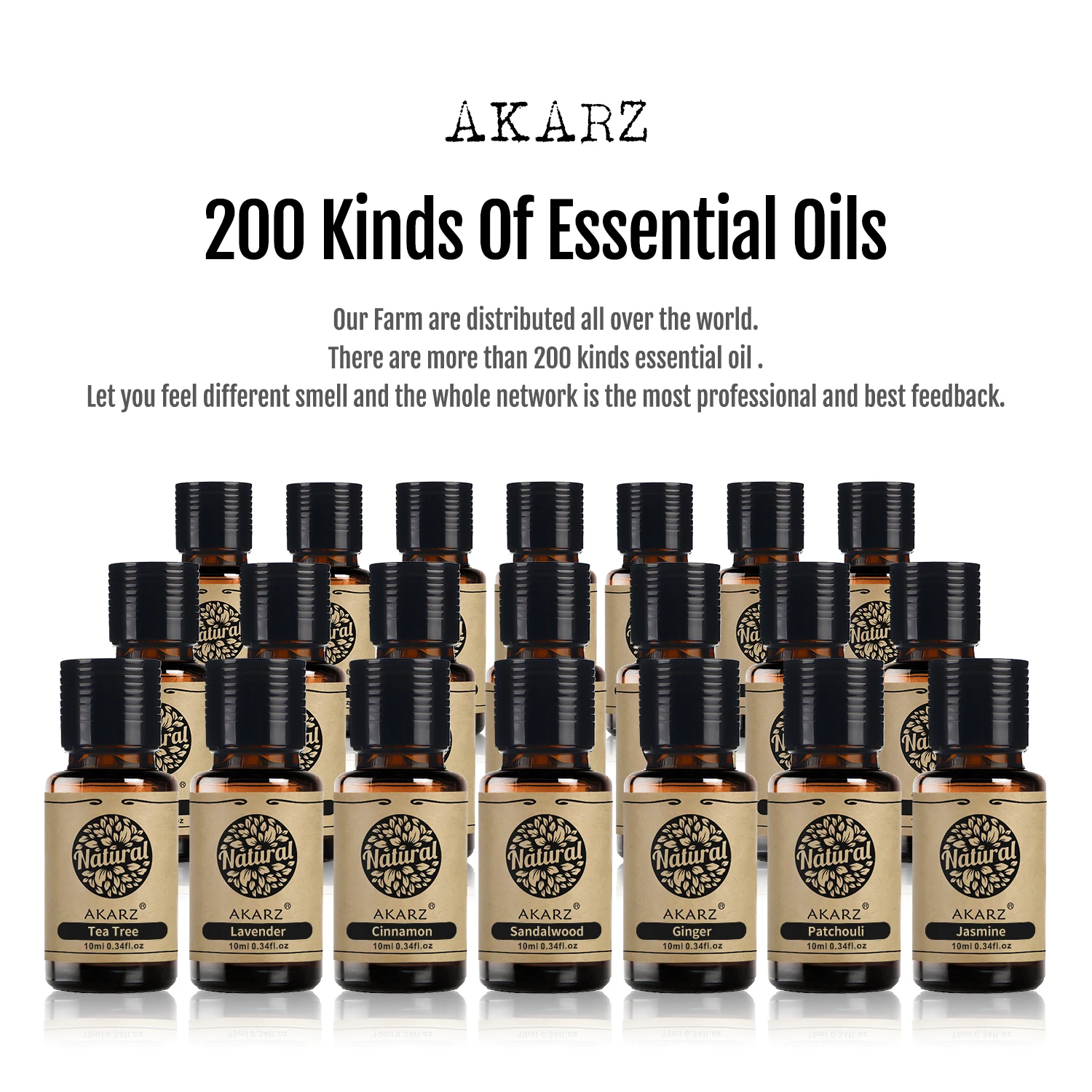 AKARZ Professional Hot Sale Essential Oils Aromatic for Aromatherapy Diffusers Face Body Skin Care Massage Aroma Perfume Oil