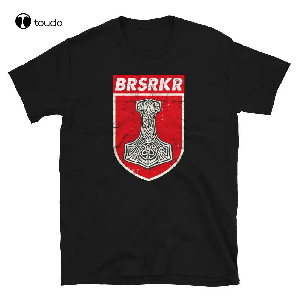 

Berserker Wikinger Odin Wotan Norse Mythology Mjölnir Odhin Design T-Shirt Tee Shirt Custom aldult Teen unisex fashion funny new
