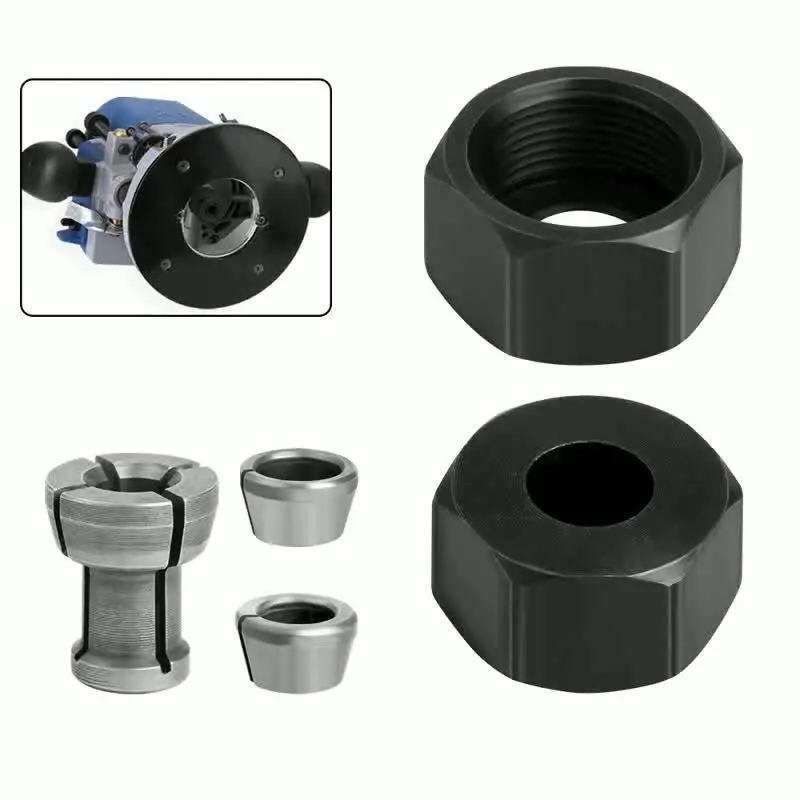 5 Pièces/ensemble 1/4 "6mm 8mm Tondeuse Pince Mandrin Routeur Bit Tige Adaptateur Pour Gravure Machine De Découpage Conversion De Mandrin