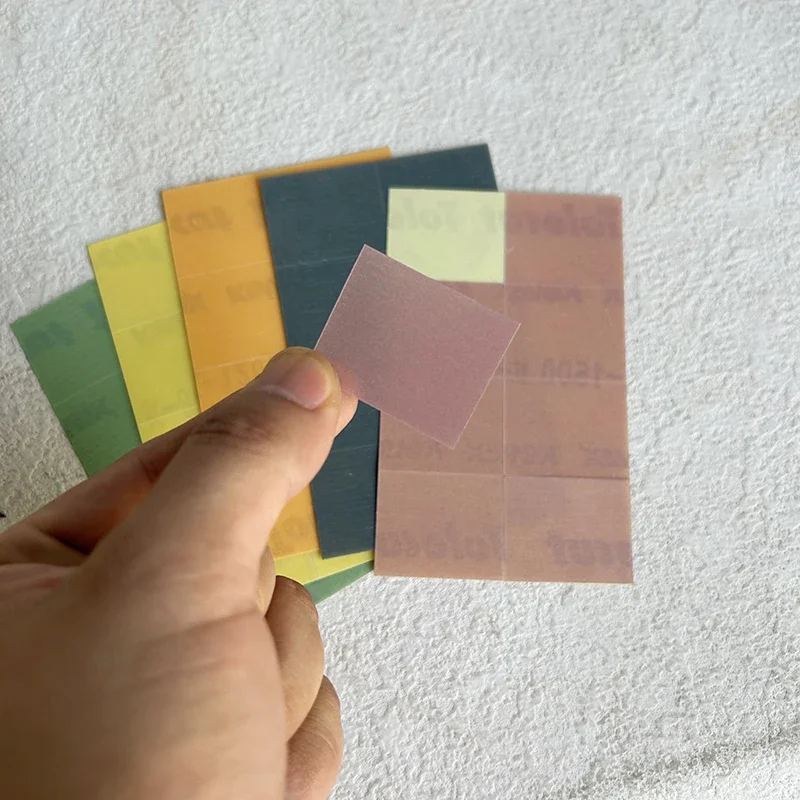 Kovax Tolecut Adhesive Grinding Plates 29 x 35 mm 8 pieces K800 to K3000 1 piece per sheet Toleblock S gri sanding discs sandpaper set polish sand paper sandpaper tools mini sandpaper kit sander pads